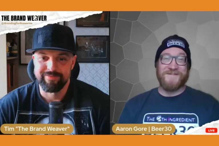 Brand Weaver Podcast with Aaron Gore from The 5th Ingredient and Beer30 Brewery software